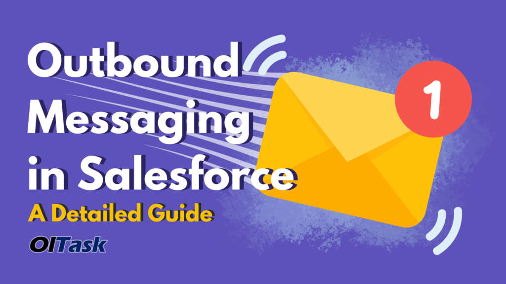 Buzzing message notification with title "Outbound Messaging in Salesforce: A Detailed Guide"